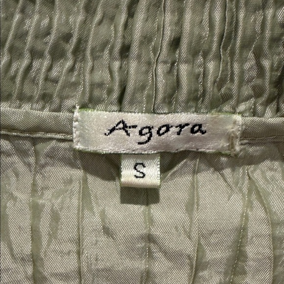 Agora Textured Green Top - Picture 2 of 3